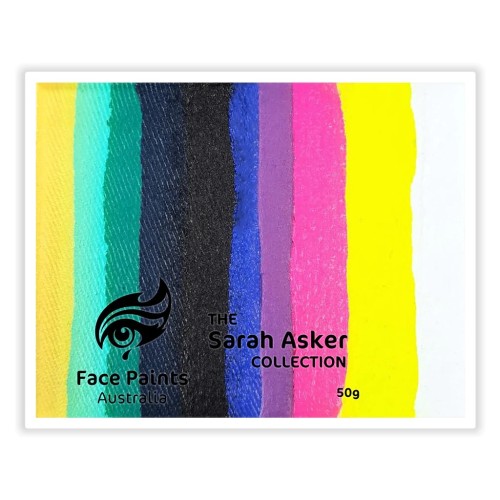 Face Paints Australia Rainbow Cake - edging - Fire Opal 50G (RAINBOW CAKE FIRE OPAL)